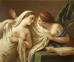 Philosophy unveiling Truth by Louis-Jean-François Lagrenée