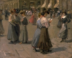 Place Vendôme, Paris by Isaac Israels