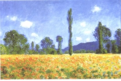 Poppy Field (Giverny) by Claude Monet