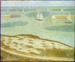 Port-en-Bessin, Entrance to the Harbor by Georges Seurat