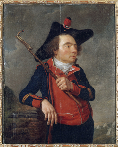 Portrait d'un artilleur de la garde nationale. by Anonymous