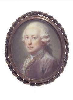 Portrait d'un fermier général by Jean Baptiste Weyler