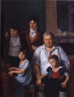 Portrait d'un homme et de ses enfants by Jacques-Louis David