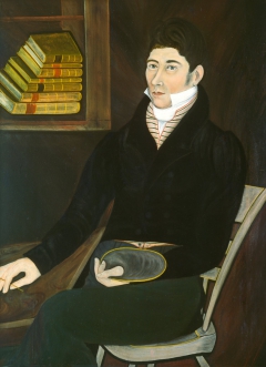 Portrait of a Man by Asahel Powers