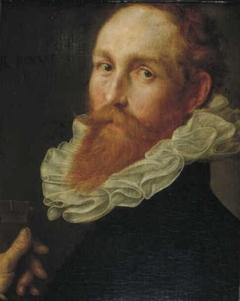 Portrait of a man (Hendrik Goltzius?) by Cornelis Ketel