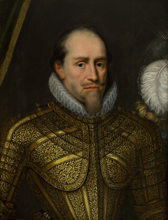 Portrait of a Man in Armour by Michiel Jansz van Mierevelt