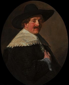 Portrait of a sitting man by Frans Hals