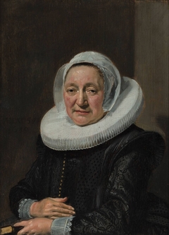 Portrait of a woman, possibly Judith van Breda by Frans Hals