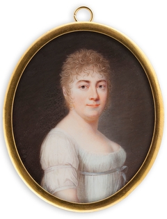 Portrait of a young lady by Johan Erik Bolinder