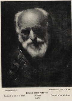 Portrait of an Old Man by Anonymous