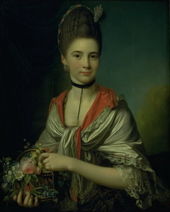 Portrait of Anna Elisabeth Battier, née Storp by Jens Juel