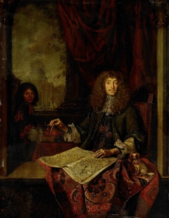 Portrait of Carel Quina (1620-89), Knight of the Holy Sepulchre and Amsterdam-born explorer of Asia by Jacob Toorenvliet