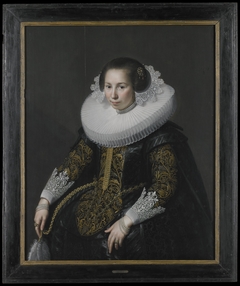 Portrait of Catharina van Voorst (1595-1650) by Paulus Moreelse