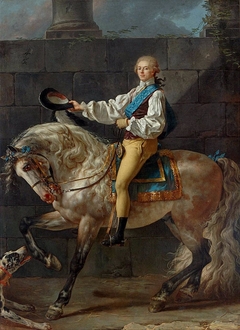 Portrait of Count Stanislas Potocki by Jacques-Louis David