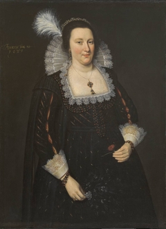 Portrait of Lady Margaret Livingstone, 2nd Countess of Wigtown by Adam de Colone