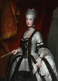 Portrait of Maria Carolina of Austria by Anton Raphaël Mengs