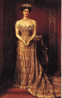 Portrait of Mary Curzon, Baroness Curzon of Kedleston by William Logsdail