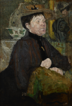 Portrait of Mrs Getter – two-sided painting by Olga Boznańska