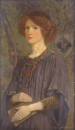 Portrait of Rachel Annand Taylor - John Duncan - ABDAG014308 by John Duncan