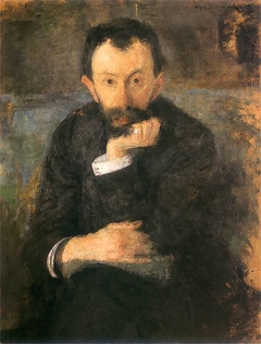 Portrait of Samuel Hirszenberg by Olga Boznańska