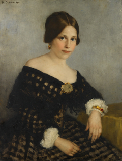 Portrait of Sophia Adriana de Bruijn (1816-1890) by Thérèse Schwartze