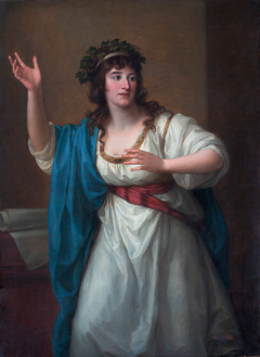 Portrait of the Impromptu Virtuoso Teresa Bandettini-Landucci of Lucca by Angelica Kauffman