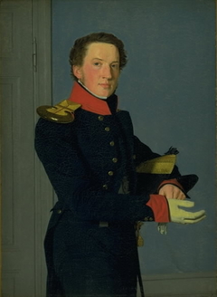 Portrait of the Naval Lieutenant D. Christen Schifter Feilberg by Christen Købke