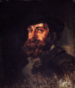 Portrait of the painter Karl Hagemeister by Carl Schuch