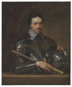 Portrait of Thomas Wentworth, 1st Earl of Strafford (1593-1641), half-length, in armour by Anthony van Dyck