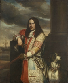 Portrait of Vice-Admiral Engel de Ruyter, Son of Michiel Adriaensz de Ruyter by Jan Andrea Lievens