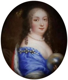 Portrait présumé de Christine de Suède by Jean Louis Petitot