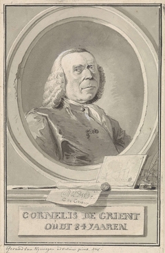 Portret van Cornelis de Grient by Gerard van Nijmegen