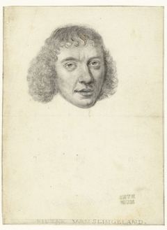 Portret van een onbekende man by Unknown Artist