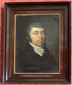 Portret van jhr. mr. Willem Hora Siccama by Benedikt Beckenkamp