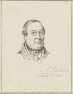 Portret van Ludovicus Roelandt by Félix De Vigne