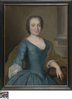 Portret van Maria de Hondt by Antonius Suweyns