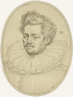 Portret van Stanislas Sobocki by Hendrick Goltzius