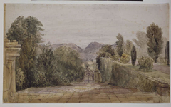 Powis Castle by David Cox Jr