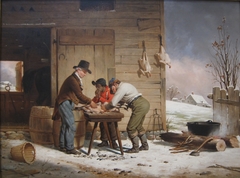 Preparing for Christmas by Francis William Edmonds