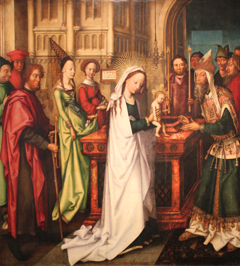 Presentation of Christ Child in the temple by Hans Holbein the Elder