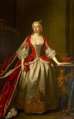 Princess Augusta of Saxe-Gotha, Princess of Wales (1719–1772) by Thomas Hudson