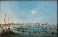 Regatta on the Giudecca Canal by Francesco Guardi