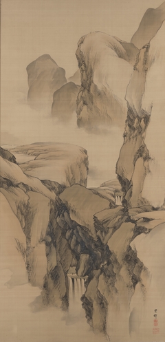 Rocks and Stream by Yokoyama Seiki