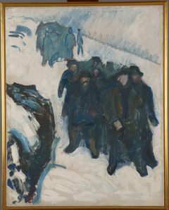 Sailors in Snow by Edvard Munch