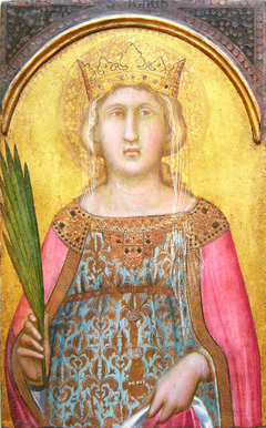 Saint Catherine of Alexandria by Pietro Lorenzetti