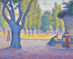 Saint-Tropez, fontaine des Lices by Paul Signac