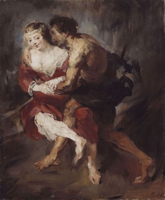 Schäferszene (nach Rubens) by Wilhelm Leibl