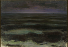 Sea at night by Władysław Ślewiński