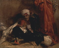 Seated Turk by Richard Parkes Bonington