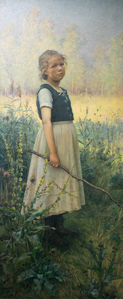 Shepherdess at Vallangoujard (Seine-et-Oise) by Marc-Aurèle de Foy Suzor-Coté